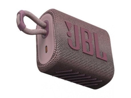 Портативная колонка JBL Go 3 Pink (JBLGO3PINK)  Фото №1