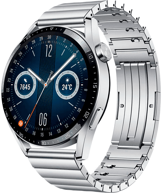 Смарт-годинник HUAWEI Watch GT 3 46mm Stainless Steel (55026957) (Open Box)  Фото №0