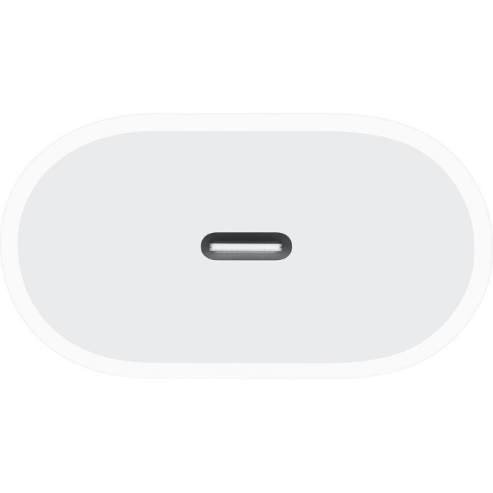 Мережевий зарядний пристрій Apple 20W USB-C White (MHJA3)  Фото №1