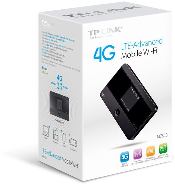 Модем 4G / 3G + Wi-Fi роутер TP-Link M7350  Фото №2