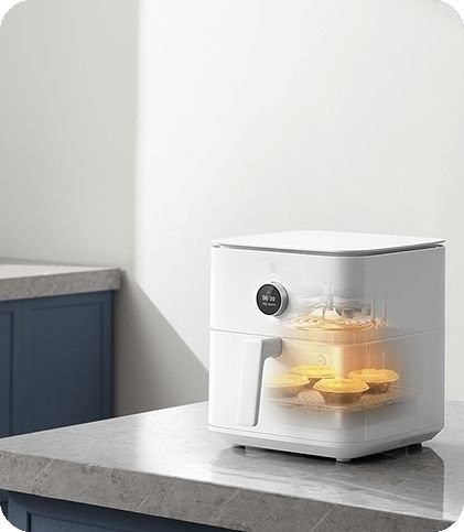Мультипіч (аерофритюрниця) Xiaomi Mi Smart Air Fryer 6.5L MAF10 White  Фото №5