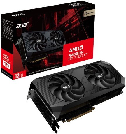 Відеокарта Acer Radeon RX 7700 XT Nitro OC (DP.Z39WW.P01)  Фото №0