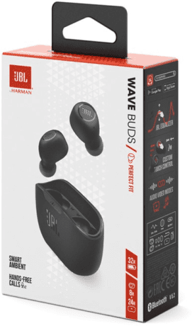 Навушники TWS JBL Tune Buds Black (JBLTBUDSBLK)  Фото №4