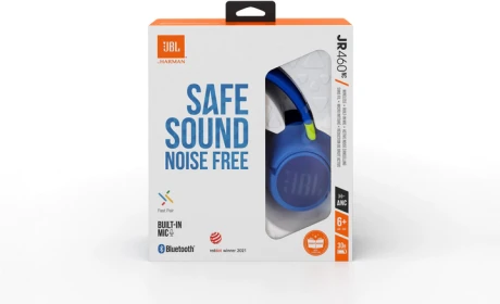Навушники з мікрофоном JBL JR460NC Blue (JBLJR460NCBLU)  Фото №7