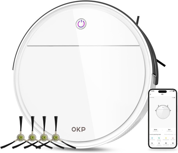 Робот-пилосос OKP K5 White