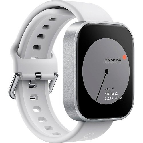 Смарт-годинник CMF by Nothing Watch Pro Silver frame with Light Grey strap  Фото №1