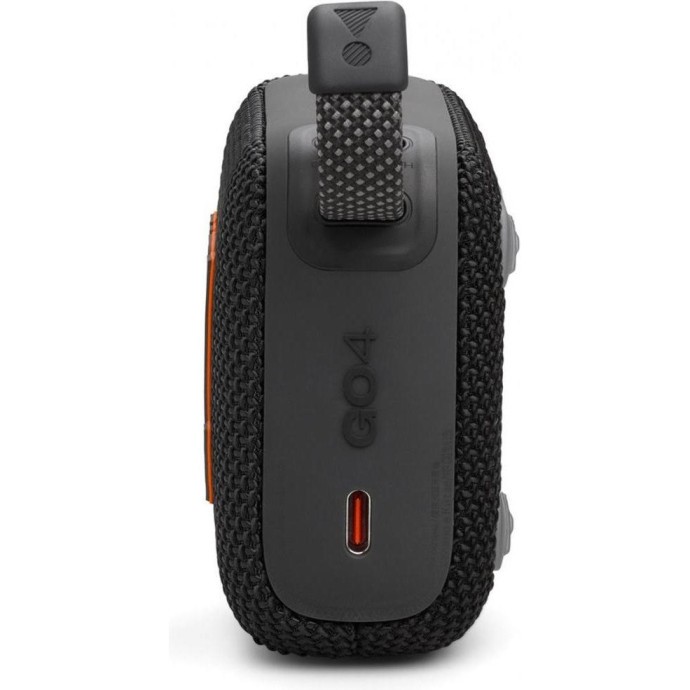 Портативна колонка JBL Go 4 Black (JBLGO4BLK)  Фото №4