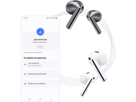 Навушники TWS Samsung Galaxy Buds3 Silver (SM-R530NZAA)  Фото №9