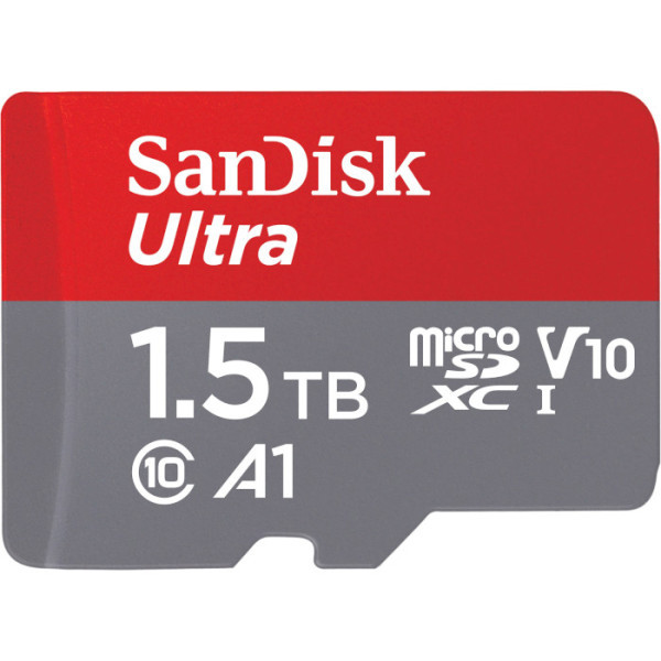 Карта пам&#039;яті SanDisk 1,5 TB microSDXC UHS-I U1 V30 A1 Ultra (SDSQUAC-1T50-GN6MA)  Фото №0