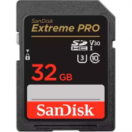 Карта памяти SanDisk 32 GB SDHC UHS-I U3 V30 Extreme PRO (SDSDXXO-032G-GN4IN)