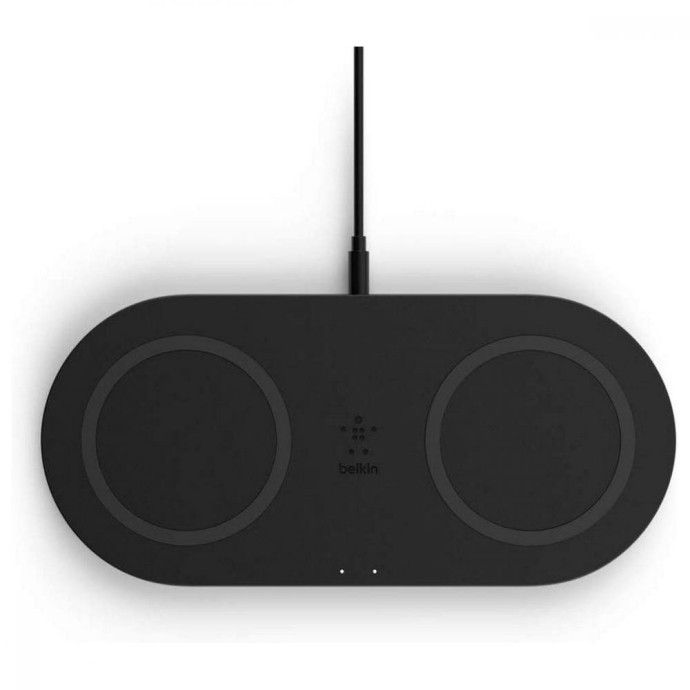 Бездротовий зарядний пристрій Belkin Wireless Charging Dual Pads 10W Black (WIZ002vfBK)  Фото №5