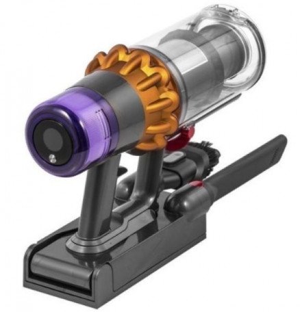 Вертикальний + ручний пилосос (2в1) Dyson V15 Detect Absolute 2023 Yellow/Nickel (446986-01) (446986-01) (Refubrished)  Фото №7