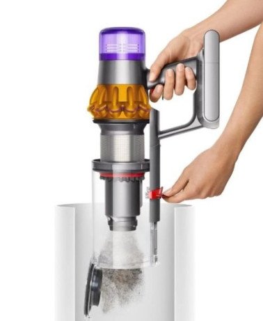 Вертикальный + ручной пылесос (2в1) Dyson V15 Detect Absolute 2023 Yellow/Nickel (446986-01)ий + ручний пилосос (2в1) Dyson V15 Detect Absolute 2023 Y  Фото №0