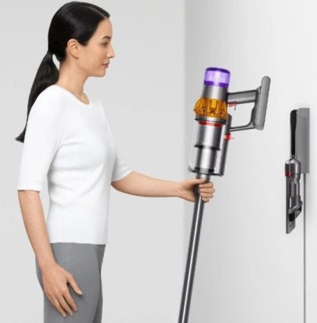 Вертикальный + ручной пылесос (2в1) Dyson V15 Detect Absolute 2023 Yellow/Nickel (446986-01)ий + ручний пилосос (2в1) Dyson V15 Detect Absolute 2023 Y  Фото №1