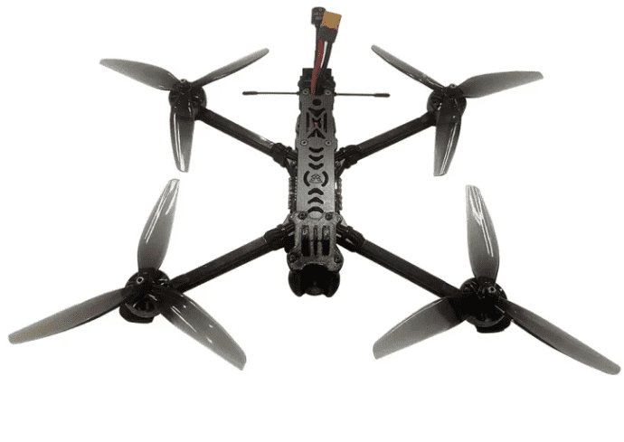Квадрокоптер(дрон) FPV MonoLit Lion 7 v2 Analog 5.8G 2.5W 2812 1150KV Twilight Camera 6s ELRS 915/868MHz Black  Фото №2