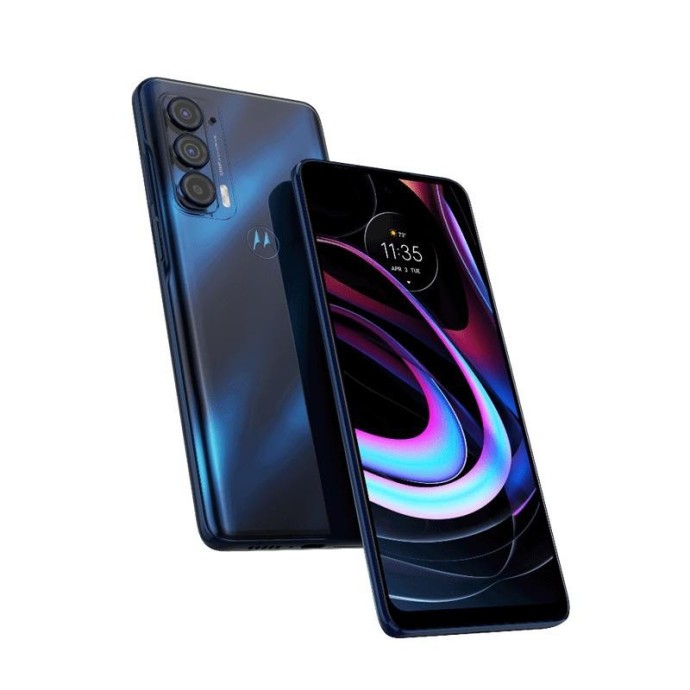 Смартфон Motorola Edge 5G UW 256GB Nebula Blue (no Box)  Фото №0