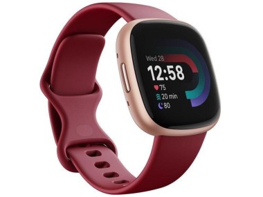 Смарт-часы Fitbit Versa 4 Beet Juice/Copper Rose (FB523RGRD)