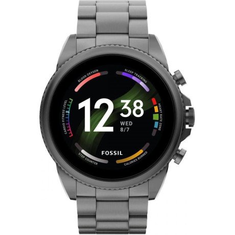 Смарт-часы Fossil Gen 6 44mm Smoke Stainless Steel (FTW4059)