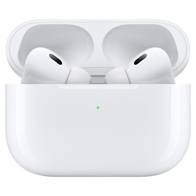 Навушники TWS Apple AirPods Pro 2nd generation with MagSafe Charging Case USB-C (MTJV3) (Open Box)  Фото №0