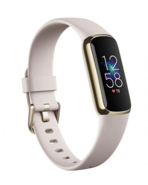 Фитнес-браслет Fitbit Luxe Lunar White/Soft Gold (FB422GLWT)  Фото №0