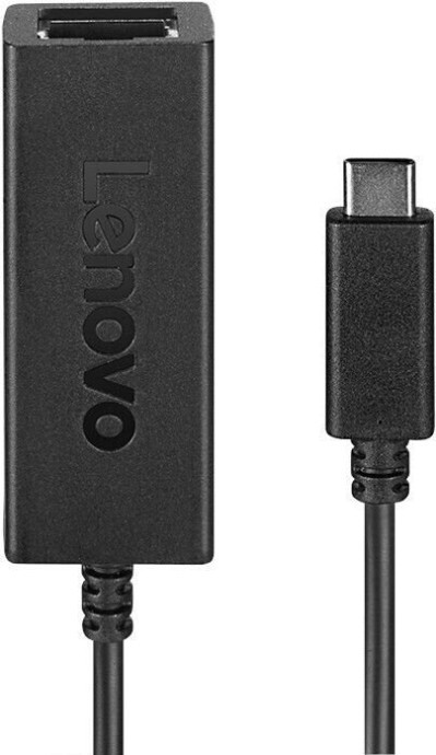Перехідник Lenovo USB-C to RJ45 Gigabit Ethernet Adapter (GX90M41965)