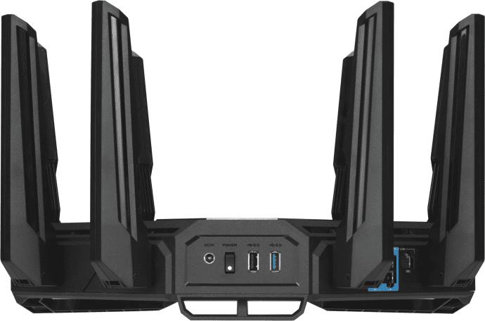 Бездротовий маршрутизатор (роутер) Asus ROG Rapture GT-BE98 (90IG08F0-MO9A0V)  Фото №2