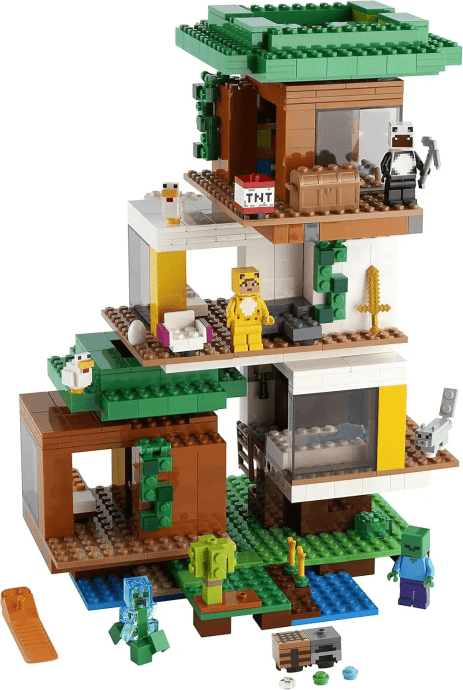 Блоковий конструктор LEGO Minecraft Сучасний будиночок на дереві (21174)  Фото №2