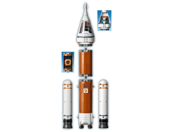 Блоковий конструктор LEGO City Ракета та пульт управління запуску в космос (60228)  Фото №3
