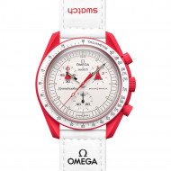 Чоловічий годинник Swatch X Omega MoonSwatch Mission to Mars (SO33R100)