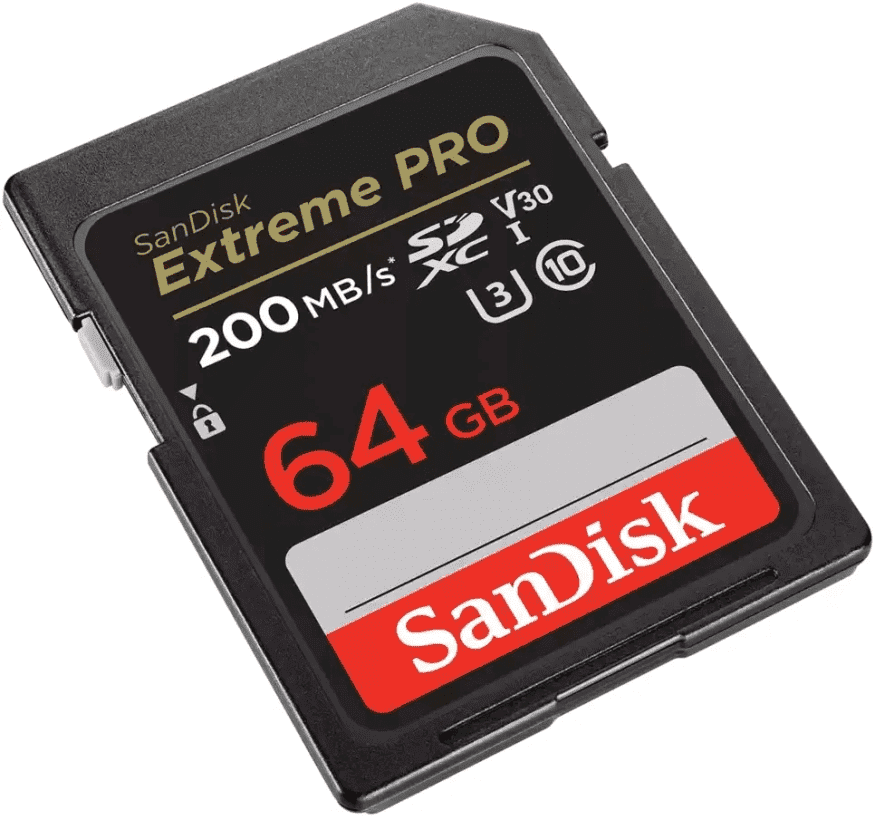 Карта пам&#039;яті SanDisk 64 GB SDXC UHS-I U3 V30 Extreme PRO (SDSDXXU-064G-GN4IN)  Фото №0