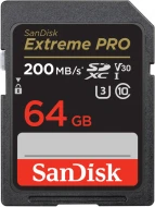 Карта памяти SanDisk 64 GB SDXC UHS-I U3 V30 Extreme PRO (SDSDXXU-064G-GN4IN)