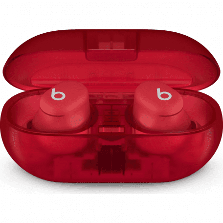 Наушники TWS Beats by Dr. Dre Solo Buds Transparent Red (MUW03)  Фото №0