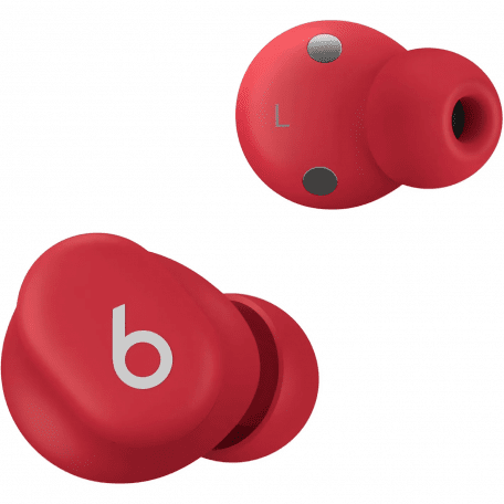 Наушники TWS Beats by Dr. Dre Solo Buds Transparent Red (MUW03)  Фото №1