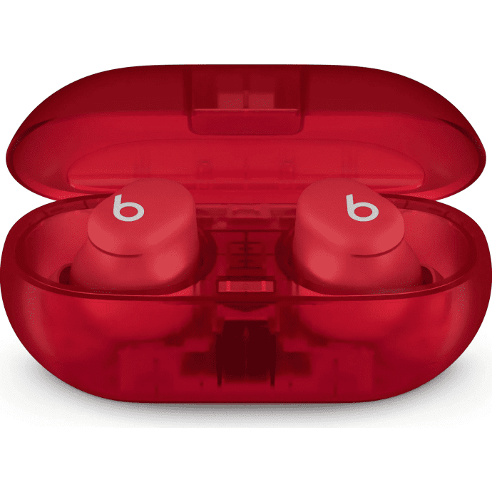 Навушники TWS Beats by Dr. Dre Solo Buds Transparent Red (MUW03)  Фото №0