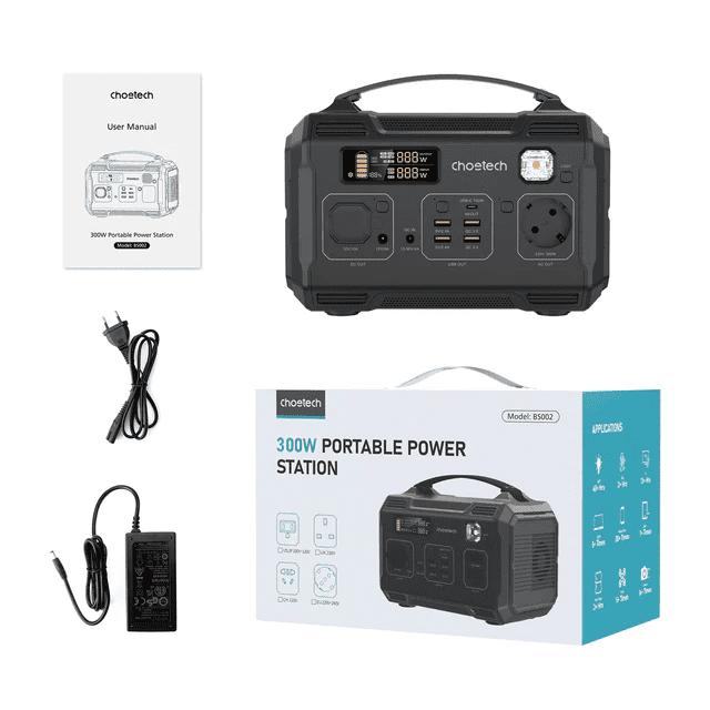 Зарядна станція Choetech Portable Power Station 300W (BS002-V2)  Фото №2