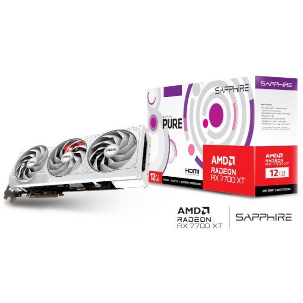 Відеокарта Sapphire Radeon RX 7700 XT 12GB PURE (11335-03)  Фото №5