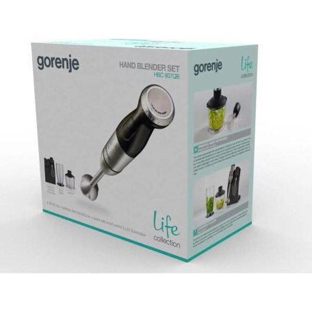 Занурюваний блендер Gorenje HBC807QB  Фото №1