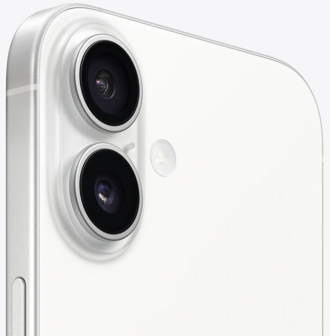 Смартфон Apple iPhone 16 eSIM 256GB White (MYAY3)  Фото №2