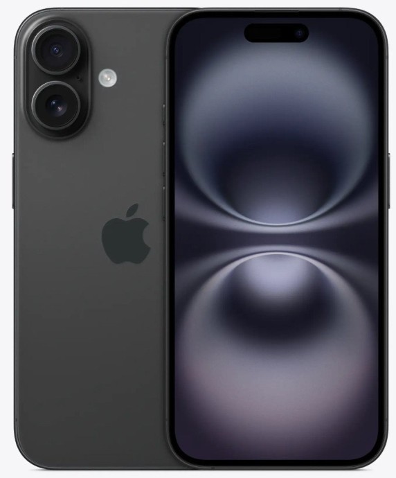 Смартфон Apple iPhone 16 eSIM 256GB Black (MYAX3)
