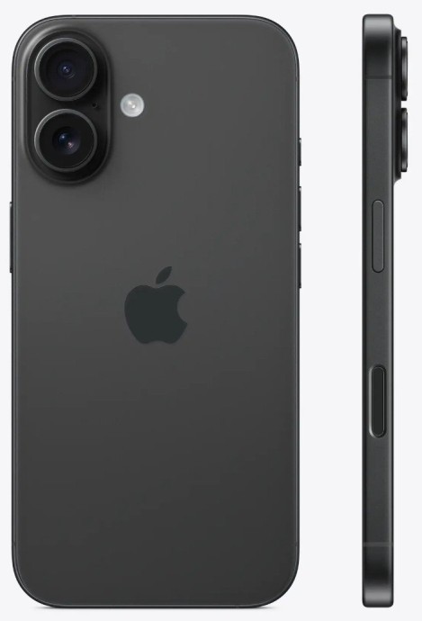 Смартфон Apple iPhone 16 eSIM 256GB Black (MYAX3)  Фото №0