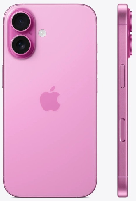 Смартфон Apple iPhone 16 eSIM 256GB Pink (MYD03)  Фото №0