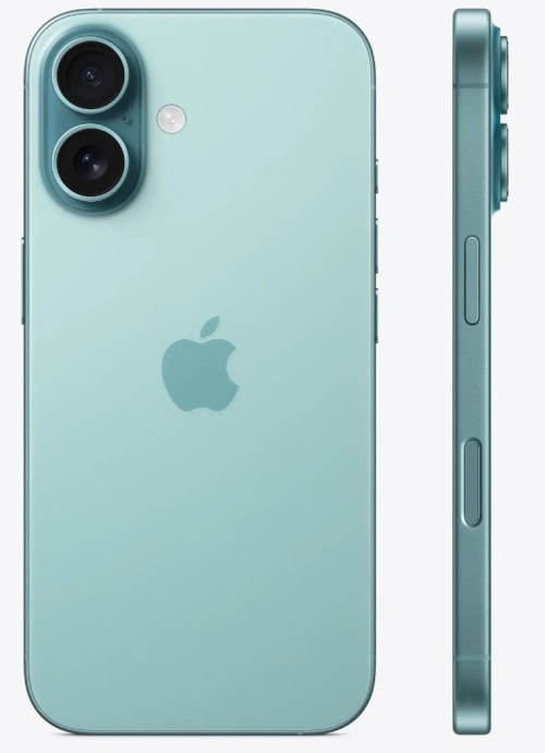 Смартфон Apple iPhone 16 eSIM 256GB Teal (MYD23)  Фото №0