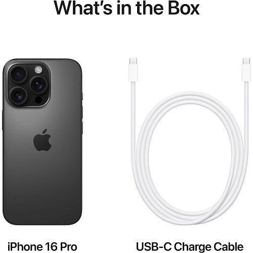 Смартфон Apple iPhone 16 Pro 1TB Black Titanium (MYNR3)  Фото №6