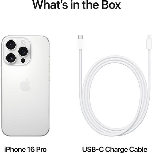 Смартфон Apple iPhone 16 Pro 1TB White Titanium (MYNT3)  Фото №6