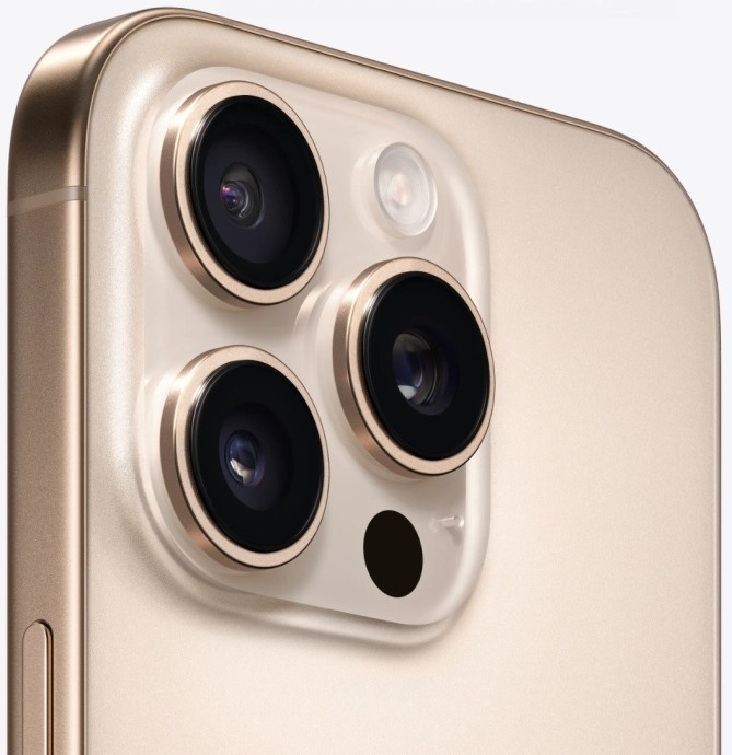 Смартфон Apple iPhone 16 Pro eSIM 128GB Desert Titanium (MYMC3)  Фото №2