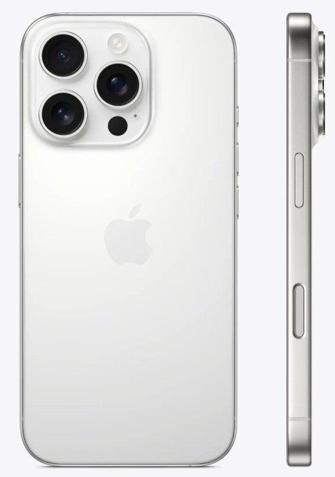 Смартфон Apple iPhone 16 Pro eSIM 1TB White Titanium (MYMR3)  Фото №0