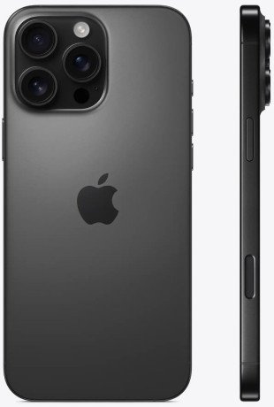 Смартфон Apple iPhone 16 Pro Max eSIM 256GB Black Titanium (MYW33)  Фото №0