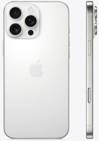 Смартфон Apple iPhone 16 Pro Max eSIM 256GB White Titanium (MYW43)  Фото №0