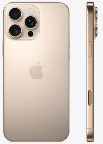 Смартфон Apple iPhone 16 Pro Max eSIM 256GB Desert Titanium (MYW53)  Фото №0