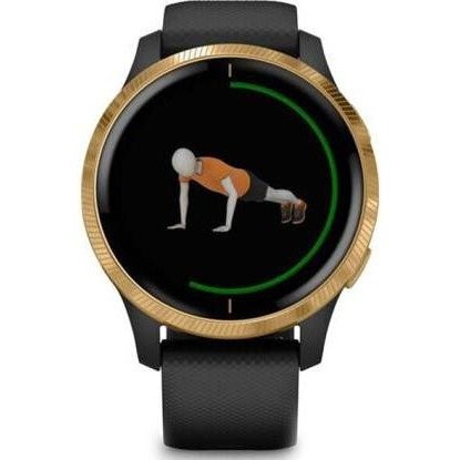 Спортивний годинник Garmin Venu Black/Gold (010-02173-33/31/39/32)